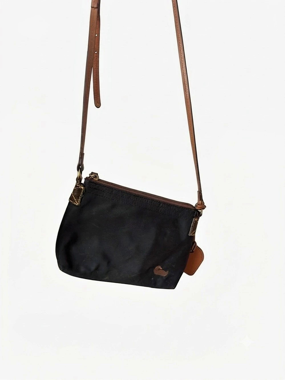 Dooney & Bourke Black & Brown Crossbody Bag